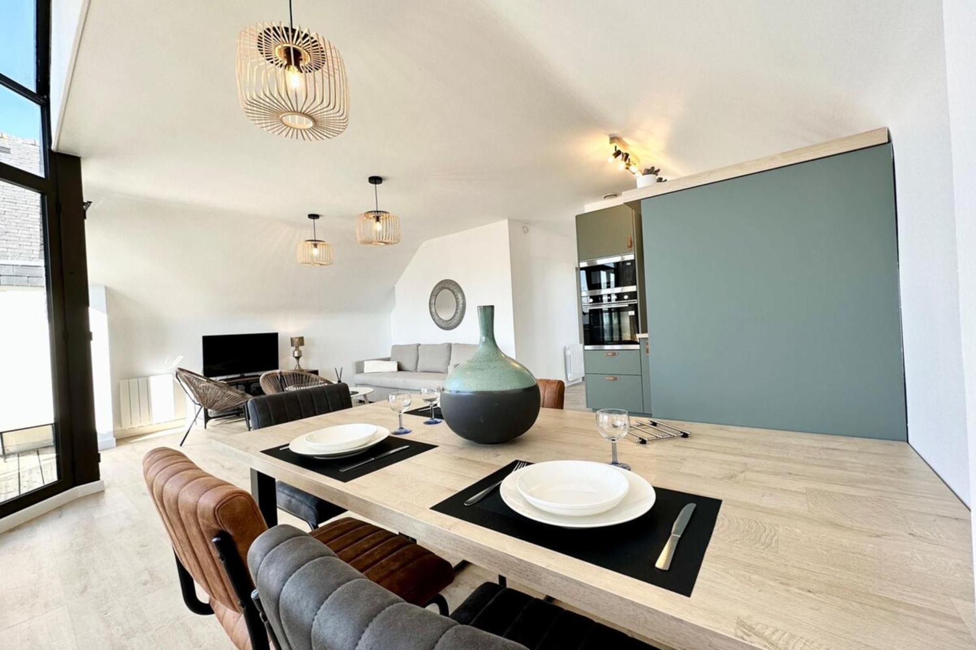 T2 Neuf Top Cocooning Terrasse - Face A La Mer Ploemeur Eksteriør bilde