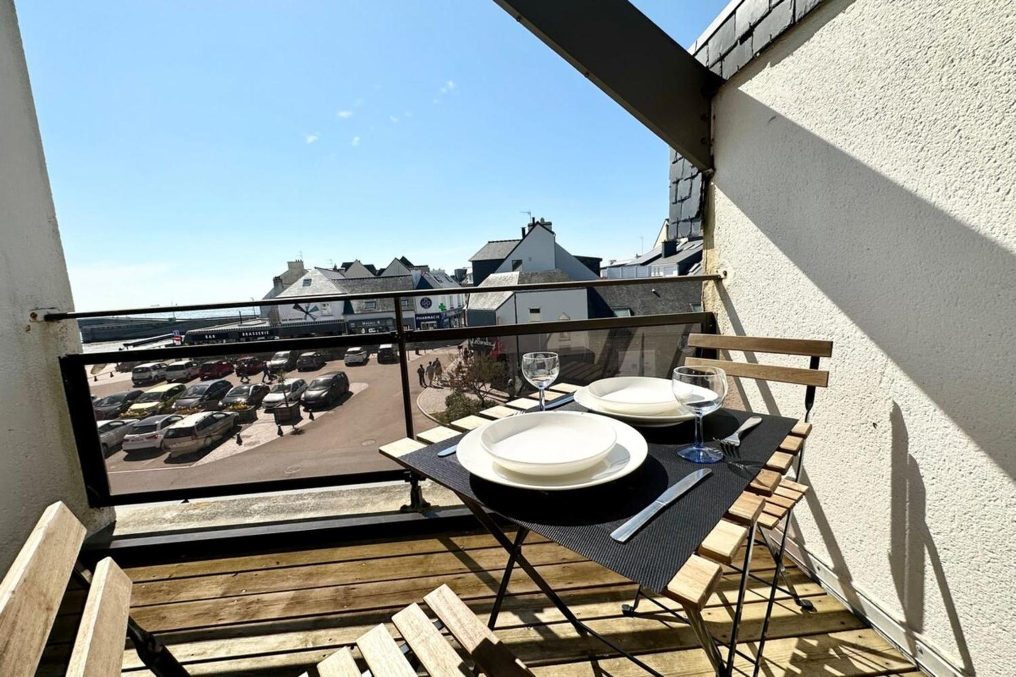 T2 Neuf Top Cocooning Terrasse - Face A La Mer Ploemeur Eksteriør bilde